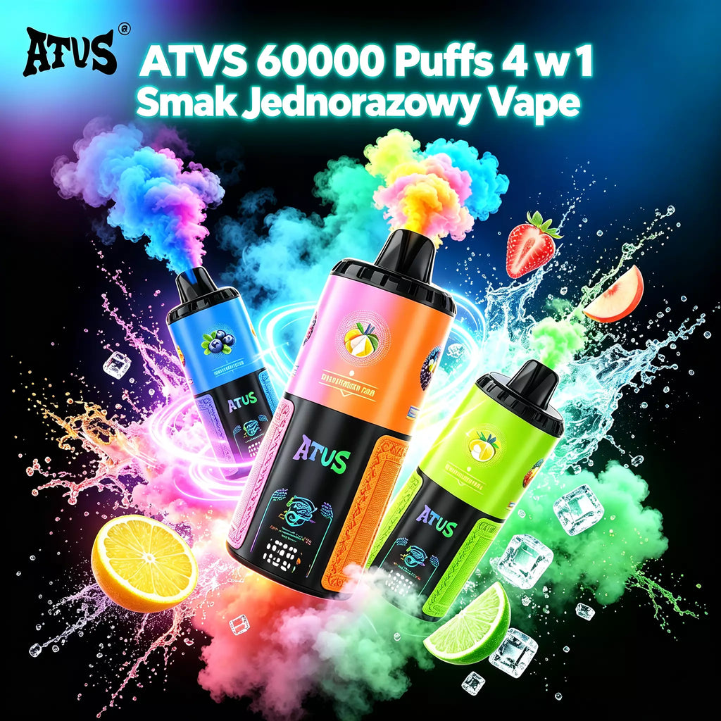 ATVS 60000 Puffs 4 w 1 Smak Jednorazowy Vape