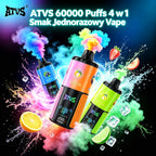 ATVS 60000 Puffs 4 w 1 Smak Jednorazowy Vape
