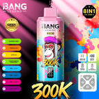 Bang Legend Geek 300K Jednorazowy waporyzator -Lato + Mango z lodem + Miłość 66 + Kwaśne mango i ananas Kiwi+ marakuja i gujawa + Winogrono z lodem + Namiętny pocałunek + Arbuz z kwaśną brzoskwinią