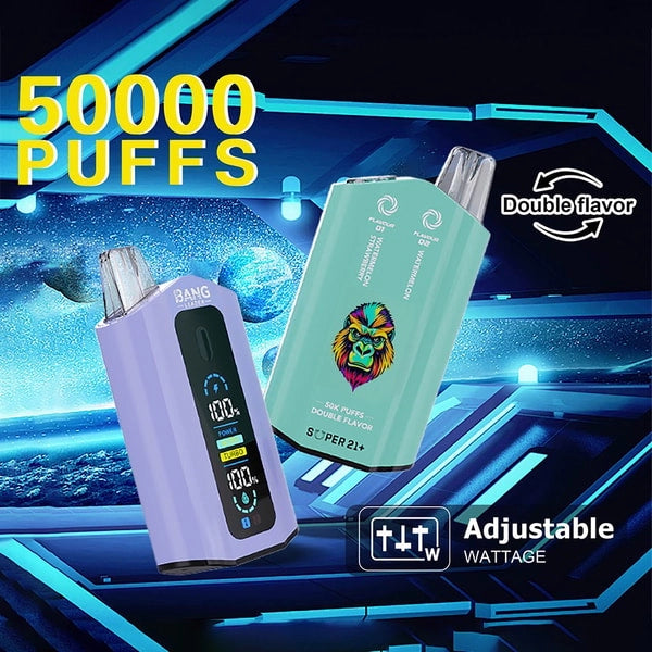 Bang Leader 50K Dual Flavor 50000 zaciągnięć 2 w 1 urządzenie do wapowania o długotrwałym działaniu