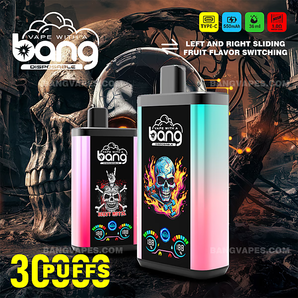 Bang 30K Pro Jednorazowy Vape – 30 000 zaciągnięć | Moc dwóch smaków