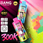Bang Legend Geek 300K Jednorazowy waporyzator – Komora smakowa 8 w 1 | Do 300 000 zaciągnięć | Jednorazowy waporyzator z funkcją przełączania smaków